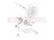 YAMAHA XTZ 700 Tenere TENERE 700 XTZ690 (BNW1) 2023 REAR WHEEL