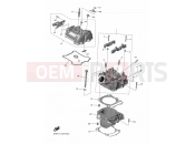 YAMAHA YZ 450 F YZ450F (BHR2) 2023 CYLINDER