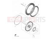 YAMAHA YZ 450 F YZ450F (BHR2) 2023 FRONT WHEEL