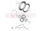 YAMAHA YZ 450 F YZ450F (BHR2) 2023 REAR WHEEL