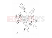 YAMAHA YZF-R125 R125 YZF125-A (BNU3) 2024 STAND & FOOTREST