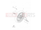 YAMAHA Tracer 7 TRACER 7 POLICE MTT690PE (BGH2) 2024 FRONT WHEEL