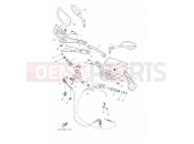 YAMAHA Tracer 7 TRACER 7 POLICE MTT690PE (BGH2) 2024 STEERING HANDLE & CABLE
