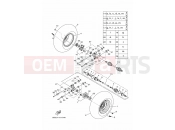 YAMAHA YFM 450 Kodiak KODIAK 450 YFM450FWB (BJ5X) 2023 REAR WHEEL