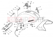 DUCATI 1999 Monster 600 Dark City FUEL TANK » TANK/SEAT
