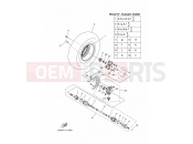 YAMAHA YXZ 1000 YXZ1000R SS YXZ1000ET (BDWB) 2024 FRONT WHEEL 2