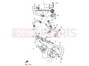 YAMAHA FZR 600 Genesis FZR600 GENESIS (3RH4) 1992 WASSERPUMPE