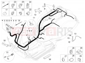 vespa GTV 300 HPE SEI GIORNI E5  Main cable harness