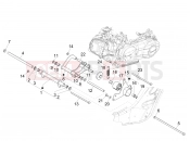 vespa GTV 300 HPE SEI GIORNI E5  Swinging arm