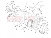 vespa GTV 300 HPE SEI GIORNI E5  Wheel huosing - Mudguard