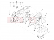 vespa GTV 300 HPE SEI GIORNI ABS E5  Crankcase cover - Crankcase cooling