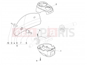 vespa GTV 300 HPE SEI GIORNI ABS E5  Handlebars coverages