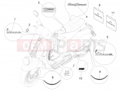 vespa GTV 300 HPE SEI GIORNI ABS E5  Plates - Emblems