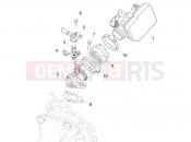 vespa GTV 300 HPE SEI GIORNI ABS E5  Throttle body - Injector - Induction joint