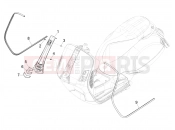 vespa GTV 300 HPE SEI GIORNI E5  Front shield