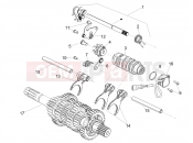 APRILIA Tuareg 660 (EU) Gear box / Selector / Shift cam