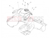 APRILIA Tuareg 660 (EU) Tank cover