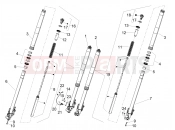 APRILIA Tuareg 660 (CA, USA) Front fork Kayaba
