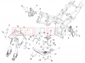 APRILIA Tuareg 660 (CA, USA) Front mudguard-Pillar