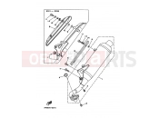 YAMAHA Jog Z YG 50 YG50ZS JOG Z (3YK3) 1992 Exhaust