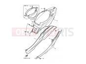YAMAHA Jog Z YG 50 YG50ZS JOG Z (3YK3) 1992 Side cover