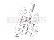 YAMAHA Jog Z YG 50 YG50ZS JOG Z (3YK3) 1992 Front Fall Oak 3 (3YK5)