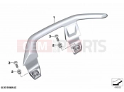 BMW Motorrad BMW 2020 C models C 400 GT (0C06, 0C16) Handle rear | Handle rear
