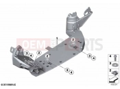 BMW Motorrad BMW 2020 C models C 400 GT (0C06, 0C16) Footboard support | Footboard support