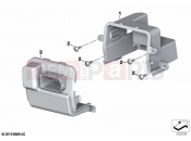 BMW Motorrad BMW 2020 C models C 400 GT (0C06, 0C16) Splash guard battery | Splash guard battery