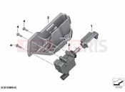 BMW Motorrad BMW 2020 C models C 400 GT (0C06, 0C16) Central locking actuator 2 | Central locking actuator 2