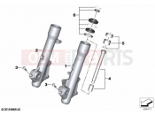BMW Motorrad BMW 2020 C models C 400 GT (0C06, 0C16) Fork slider | Fork slider