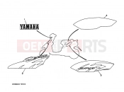 YAMAHA Jog Z YG 50 YG50ZS JOG Z (3YK3) 1992 Graffiti. Emblem (3YK4)