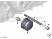 BMW Motorrad BMW 2020 C models C 400 X (0C09, 0C19) Oil filter / Oil strainer 2