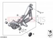 BMW Motorrad BMW 2020 C models C 400 X (0C09, 0C19) Rear wheel swinging arm 2