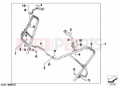BMW Motorrad BMW 2020 C models C 400 X (0C09, 0C19) Safety bar | Safety bar