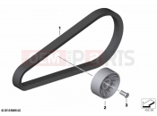 BMW Motorrad BMW 2020 C models C 400 X (0C09, 0C19) CVT belt 2