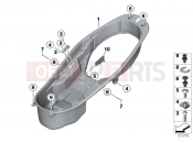 BMW Motorrad BMW 2020 C models C 400 X (0C09, 0C19) Luggage compartment floor 2