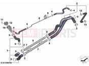 BMW Motorrad BMW 2020 C models C 400 X (0C09, 0C19) Coolant lines 2