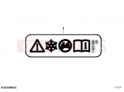 BMW Motorrad BMW 2020 C models C 400 X (0C09, 0C19) Sign No riding 2