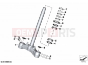 BMW Motorrad BMW 2020 C models C 400 X (0C09, 0C19) Fork bridge 2