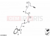 BMW Motorrad BMW 2021 C models C 400 X 21 (0C31, 0C33) Speed sensor, front | Speed sensor, front