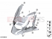 BMW Motorrad BMW 2021 C models C 400 X 21 (0C31, 0C33) Front panel | Front panel