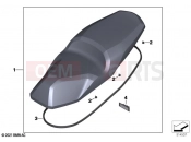 BMW Motorrad BMW 2021 C models C 400 X 21 (0C31, 0C33) Seat bench | Seat bench