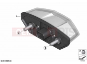BMW Motorrad BMW 2021 C models C 400 X 21 (0C31, 0C33) LED rear light | LED rear light
