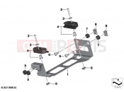 BMW Motorrad BMW 2023 C models C 400 X 21 (0C31, 0C33) Holder, engine control unit | Holder, engine control unit