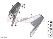 BMW Motorrad BMW 2023 C models C 400 X 21 (0C31, 0C33) Lateral trim panel front bottom | Lateral trim panel front bottom