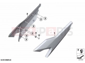 BMW Motorrad BMW 2023 C models C 400 X 21 (0C31, 0C33) Fairing side section | Fairing side section