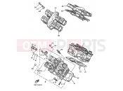 YAMAHA VMax 1200 VMX1200 (2EN) 1992 CYLINDER HEAD