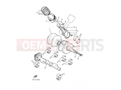 YAMAHA VMax 1200 VMX1200 (2EN) 1992 CRANKSHAFT & PISTON