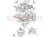 YAMAHA VMax 1200 VMX1200 (2EN) 1992 CRANKCASE